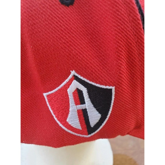 Atlas Zorros Metal 748 Embroidered Soccer Hat Red Cap Strapback Adjustable - Picture 9 of 11